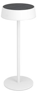 Eglo 75877 - Lampă de masă LED SIMERI, reglabilă, cu încărcare solară reîncărcabilă, 3W/5V, 1800 mAh, IP44, albă