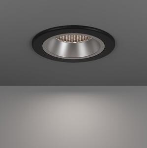 Eglo 902298 - Plafonieră LED YEBRA-Z RGBW, dimabilă, cu sticlă fumurie, LED/4,8W/230V IP44, negru