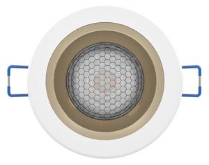 Eglo 902299 YEBRA-Z - Lampă LED RGBW dimabilă cu sticlă fumurie pentru tavan fals, LED/4,8W/230V IP44, alb/auriu