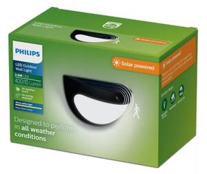 Philips - Aplica solară de perete cu senzor SWYN LED/3,8W/3,7V 800 mAh IP44