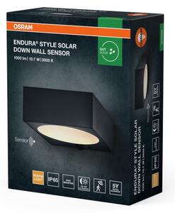 Osram - Aplică solară LED de perete ENDURA STYLE, 10,7 W, 4,2 V, 2000 mAh, IP65, antracit