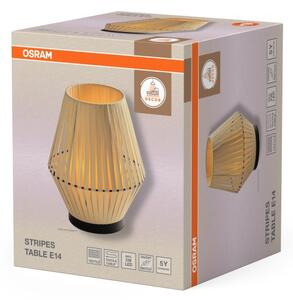 Osram - Lampă de masă DECOR STRIPES 1xE14/5W/230V bej