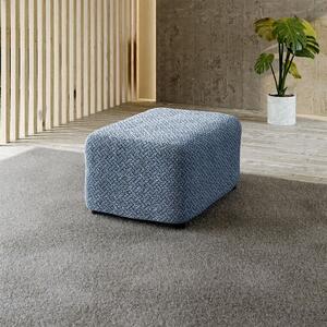 Huse bielastice VENEZIA albastre taburet (40 x 40 x 40 cm)