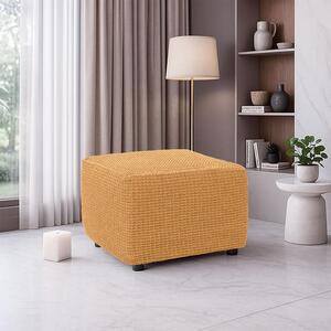 Huse super elastice RUBINIA aurii taburet (40 - 60 cm)