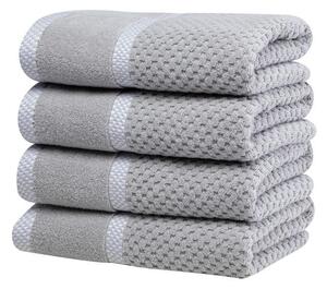 Set de prosoape din frotir MODENA gri 50 x 100 cm, 4 buc