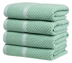 Set de prosoape din frotir MODENA verde 50 x 100 cm, 4 buc