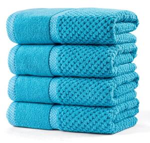 Set de prosoape din frotir MODENA turcoaz 50 x 100 cm, 4 buc