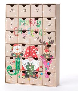 Calendarul de Advent cu sertare PAPER spiriduș