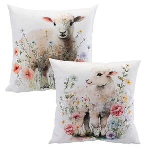 Set de 2 fețe pernuțe MIELUȘEI 40 x 40 cm