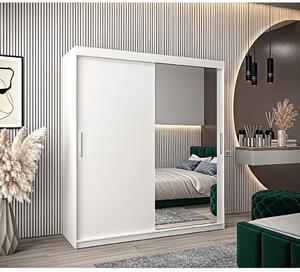 Dressing Ana, 160x60x200cm, cu oglinda, Alb, Pal 18 mm