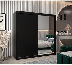 Dressing Ana, 180x60x200cm, cu oglinda, Wenge, Pal 18 mm