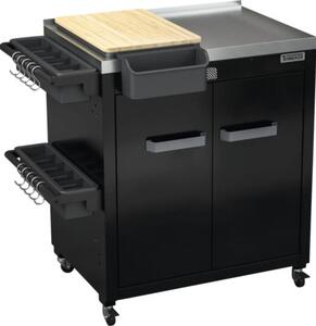 Set dulap de bucătărie exterioară Tenneker Zenith 75,5x54x87,5 cm negru