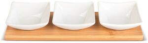 Lamart LT9217 Set de 4 boluri de servire Bamboo,26 x 8 cm