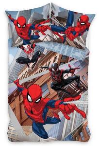 Lenjerie de pat din bumbac pentru copii Carbotex Spider-Man Spider Force, 140 x 200 cm, 70 x 90 cm