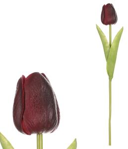 Spumă artificială Tulip mini, roșu închis , 5 x 5x 34 cm