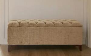 Puf cu lada Chesterfield
