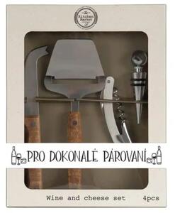 Bohemia Gifts Set cadou pentru feliat brânză -Pereche perfectă