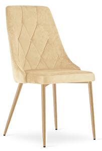 Scaun de dining IMOLA VELVET, bej