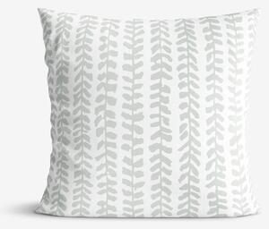 Goldea față de pernă 100% bumbac - frunze scandinave 70 x 80 cm