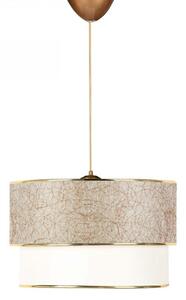 Lustra cu o singura lumina PWL-1089, E27 alb-auriu, 30x70 cm