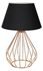 Veioza PWL-1150, E27 negru-auriu, 22x37 cm