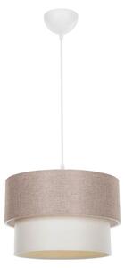 Lustra cu o singura lumina PWL-1194, E27 bej, 30x72 cm