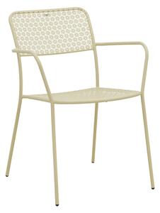 Scaun de gradina Stivuibil, Federal, Crem, 58x57x81.5 cm