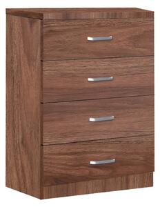 Comoda cu sertare, Killian, Nuc, 40x80x80 cm