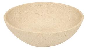 Bol decorativ, Serio, Bej, 24.5x24.5x7.5 cm