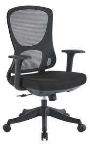 Scaun de birou, Litulo, Negru, 50.5x51x106 cm