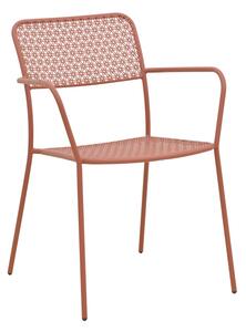 Scaun de gradina Stivuibil, Federal, Terracotta, 58x57x81.5 cm
