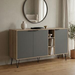 Comoda, Balain, Sonoma, 35.5x142x83 cm