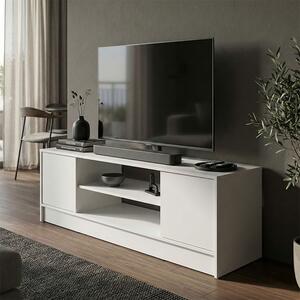 Comoda TV, Sasa, Alb, 35x120x41.5 cm