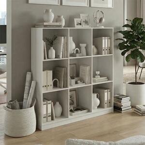 Biblioteca, Gridea, Alb, 30x119.5x121 cm