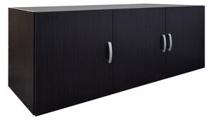 Dulap cu 3 usi, Alvia, Wenge, 51x150x60 cm