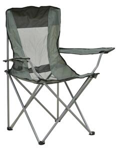 Scaun de plaja Camping, Pesca, Gri, 55x55x95 cm