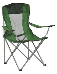 Scaun de plaja Camping, Pesca, Verde, 55x55x95 cm