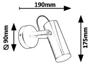 Rabalux 6428 - Spot de perete LED RAVEN LED/5W/230V