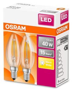 SET 2x Bec LED VINTAGE B35 E14/4W/230V 2700K - Osram