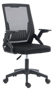 Scaun de birou, Penza, Negru, 58x48x102 cm