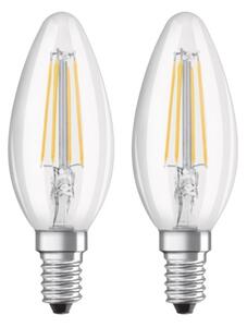 SET 2x Bec LED VINTAGE B35 E14/4W/230V 2700K - Osram