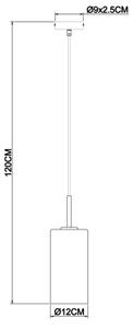 Lustră pe cablu Globo 15460H ADARA 1xE27/60W/230V