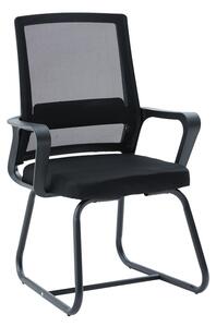 Scaun de birou, Palma, Negru, 52x46x94 cm