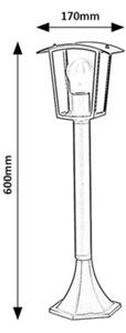 Lampă de exterior TAVERNA 1xE27/15W/230V IP44 Rabalux 7128