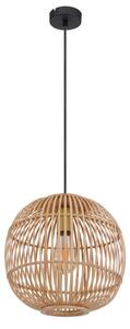 Lustră pe cablu HILDEGARD 1xE27/60W/230V bambus Globo 15368H