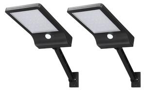 Aigostar - Set de 2 lămpi solare LED cu senzor. LED/3W/3,7V 3000/4000/5000K + telecomandă