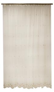 Perdea Velaria cu flori roz si gri, 300x245 cm