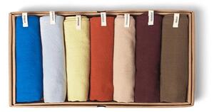 Day Tea Towel Set of 7 Multi - Ferm Living
