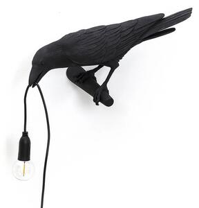 Bird Lamp Looking Left Aplică de Perete Black - Seletti