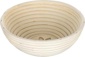 Banquet Tigaie rotundă pentru pâine Natural,diametru 21 x h. 7,5 cm, floare